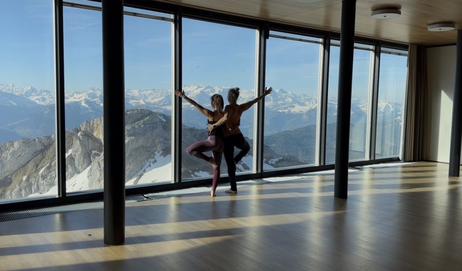 Yoga auf dem Pilatus